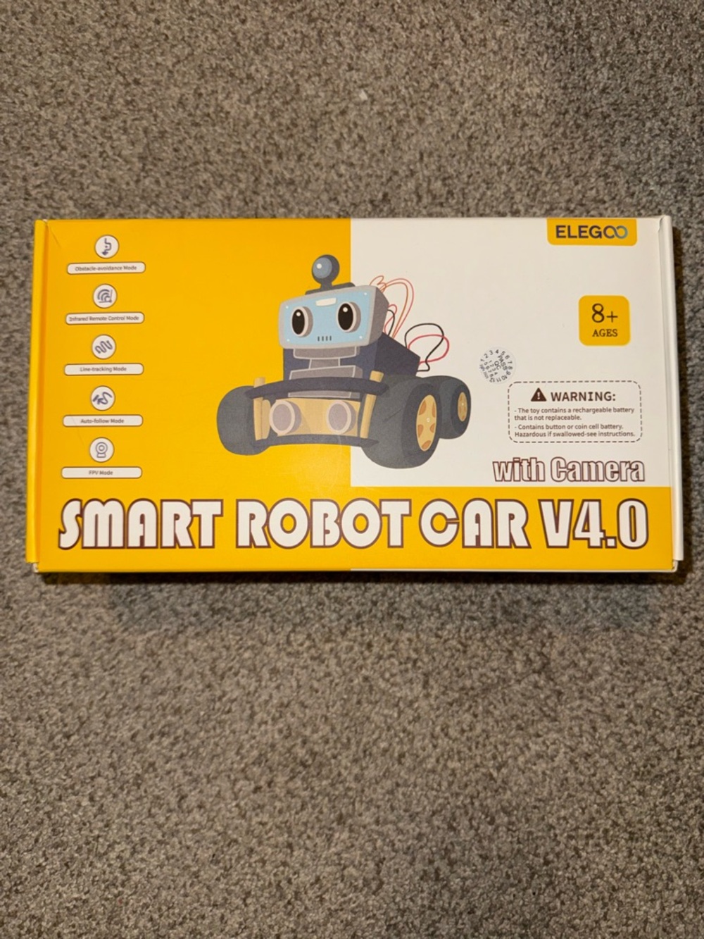 Smart Robot Car V4.0 Elegoo With Camera  new in box. STEM